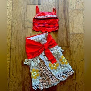 Disney Official Moana Costume (LIKE NEW)